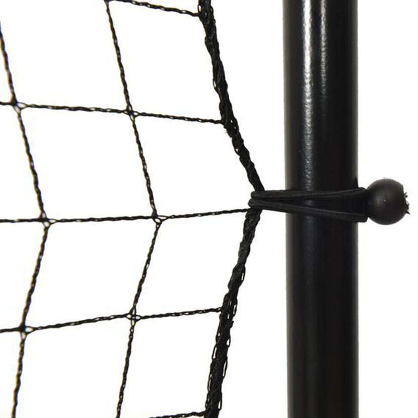 Playnmore Football Rebounder Net Black HDPE, 366 × 90 × 183 cm