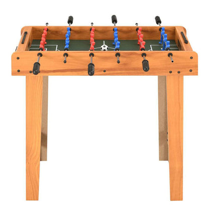 Playnmore Compact Foosball Game Table Maple 69 x 37 x 62 cm