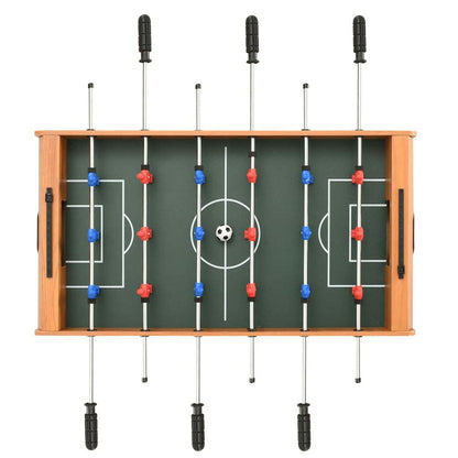 Playnmore Compact Foosball Game Table Maple 69 x 37 x 62 cm