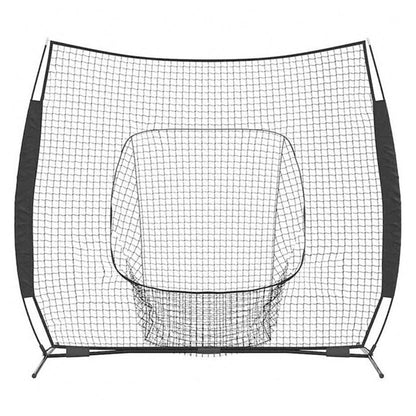 Playnmore Baseball Practice Net Black Polyester, 250 × 106 × 209 cm