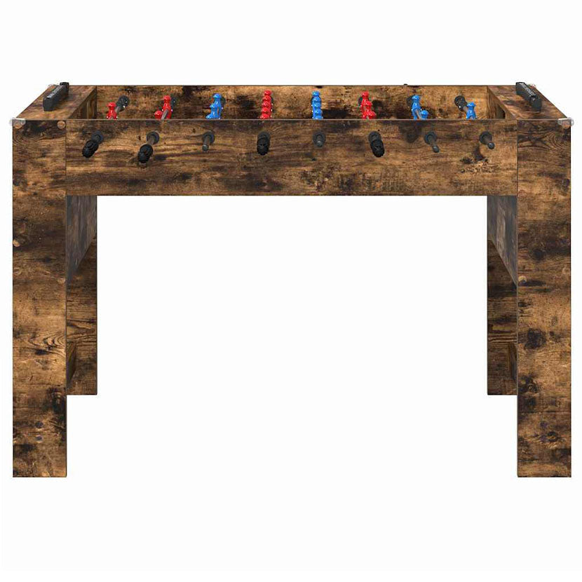 Playnmore Compact Football Table White 125 cm Indoor Foosball Table