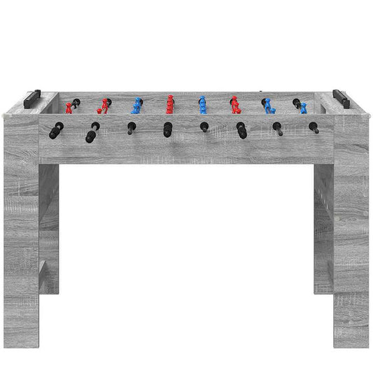 Playnmore Compact Football Table White 125 cm Indoor Foosball Table