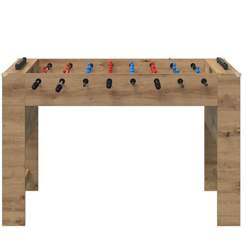 Playnmore Compact Football Table White 125 cm Indoor Foosball Table