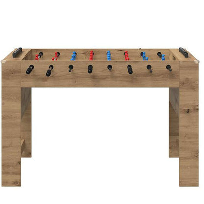 Playnmore Compact Football Table White 125 cm Indoor Foosball Table