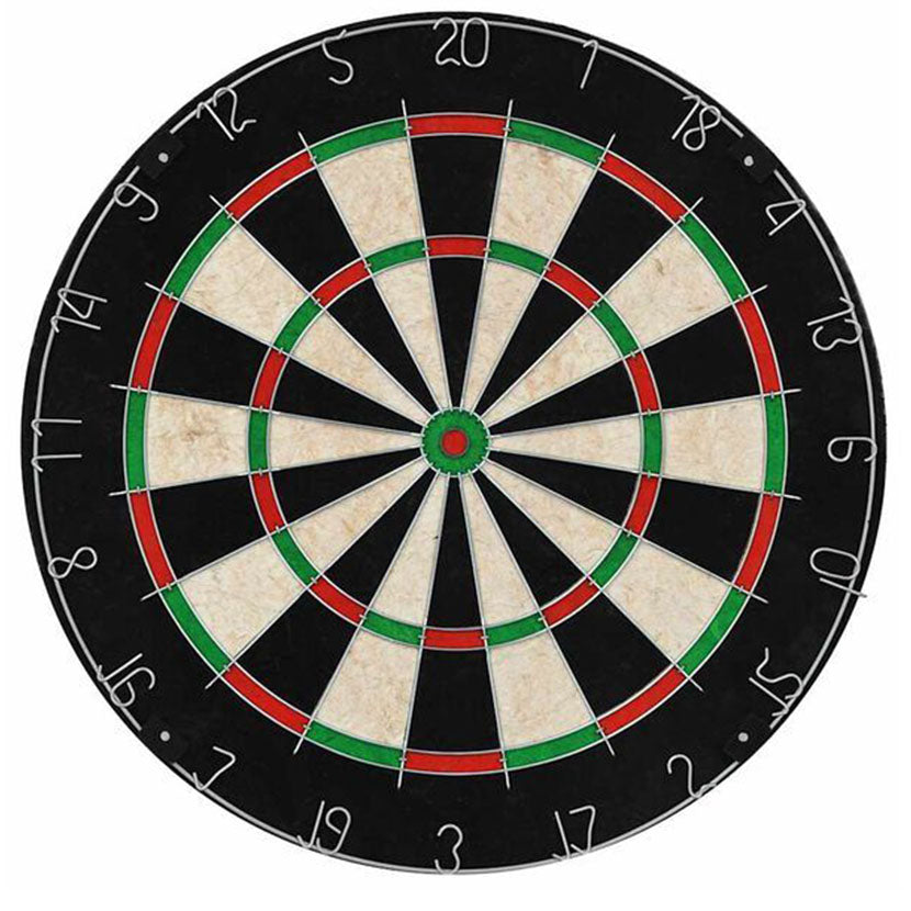 Playnmore Dartboard Set Sisal Professional Steel Tip Dart Game