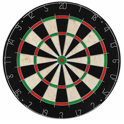 Playnmore Dartboard Set Sisal Professional Steel Tip Dart Game