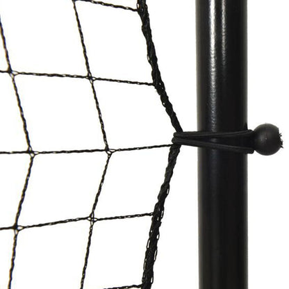 Playnmore Football Rebounder Net Black HDPE, 366 × 90 × 183 cm