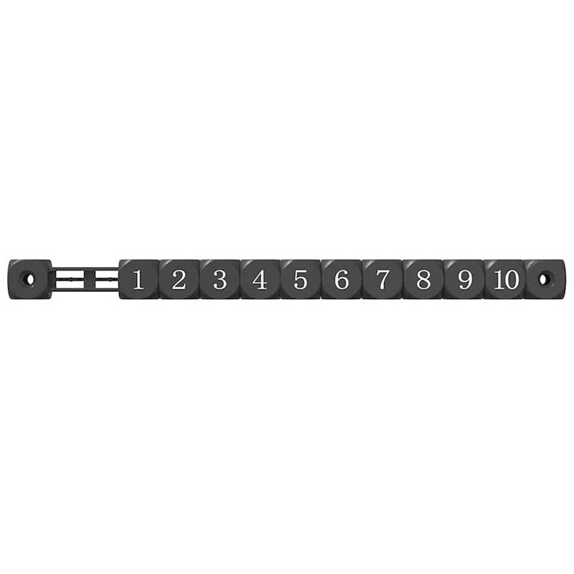 Playnmore Football Table Counters – Set of 2 Black 30 x 2.2 x 2.9 cm