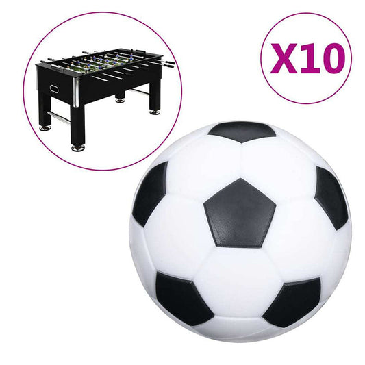Playnmore Football Table Balls 32 mm ABS Set of 10 Pieces