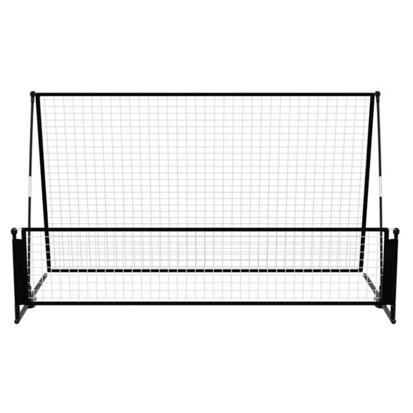 Playnmore Soccer Training Goal & Rebounder – Steel Frame, 202 × 104 × 120 cm