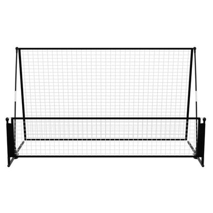 Playnmore Soccer Training Goal & Rebounder – Steel Frame, 202 × 104 × 120 cm