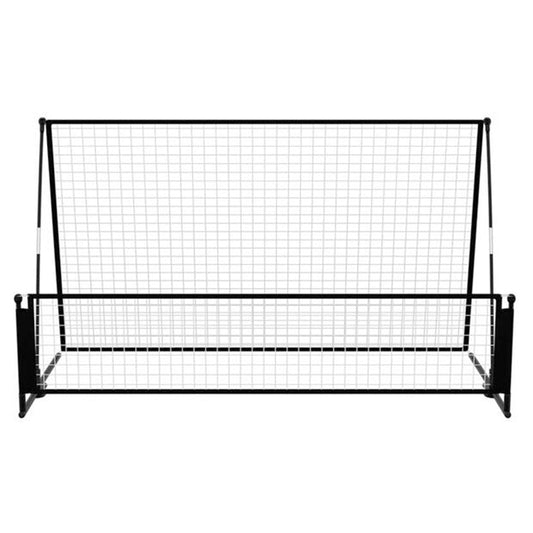 Playnmore Soccer Training Goal & Rebounder – Steel Frame, 202 × 104 × 120 cm