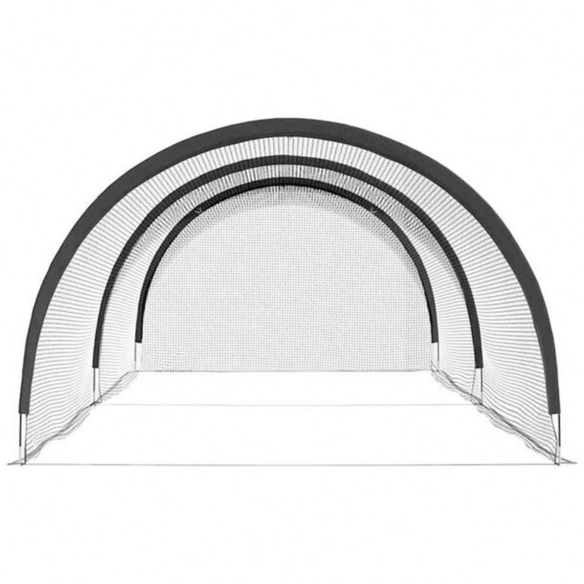 Playnmore Baseball & Softball Training Net Black Polyester, 702 × 369.5 × 243.5 cm