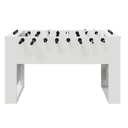Playnmore Indoor Foosball Table with White Finish 146.5 x 74 x 85 cm