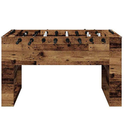 Playnmore Indoor Foosball Table with White Finish 146.5 x 74 x 85 cm