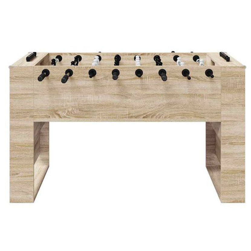 Playnmore Indoor Foosball Table with White Finish 146.5 x 74 x 85 cm