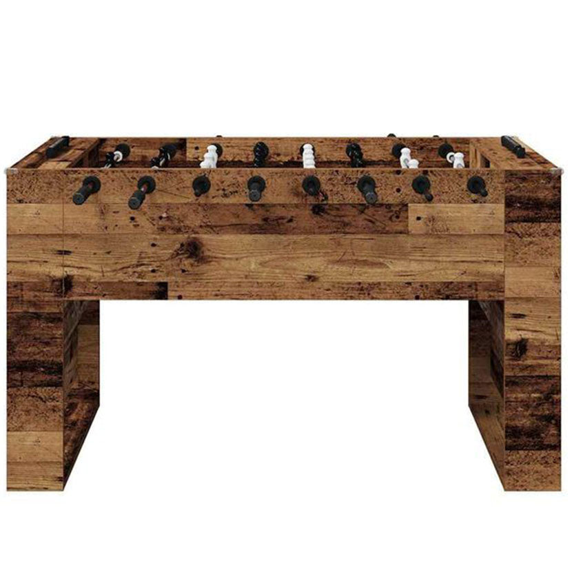 Playnmore Indoor Foosball Table with White Finish 146.5 x 74 x 85 cm