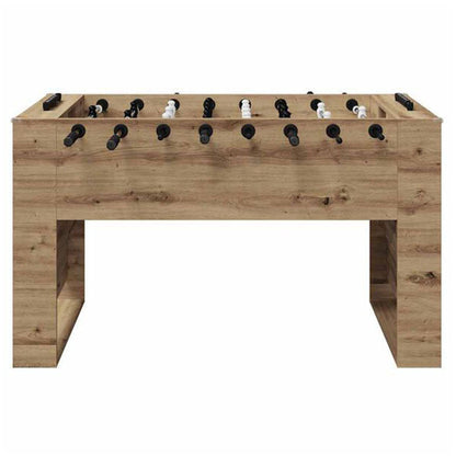 Playnmore Indoor Foosball Table with White Finish 146.5 x 74 x 85 cm