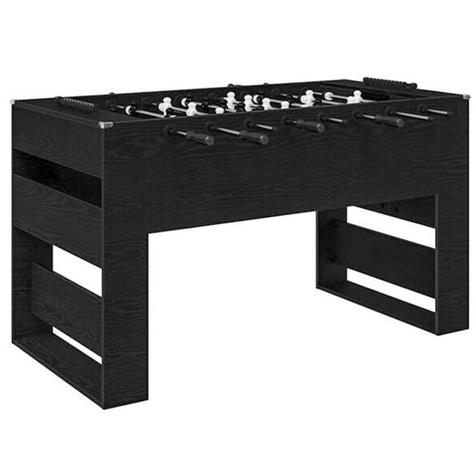 Playnmore Indoor Foosball Table with White Finish 146.5 x 74 x 85 cm