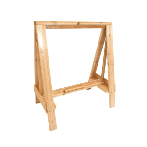 Wooden Messy Play Easel For Indoor & Outdoor Play