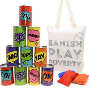 Comic Book Tin Can Alley Game